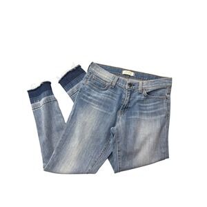 Principle Denim Innovators‎ Size 27 Two Toned Hem Jeans American Made Denim Blue